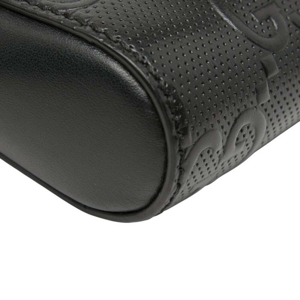 GUCCI Black Leather Fanny Pack - Picture 5 of 12